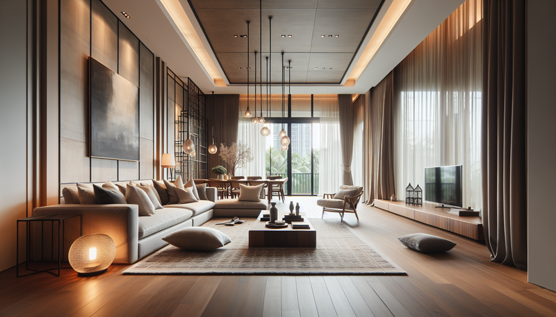 Spacious living areas with stylish decor in luxury Rome vacation rentals
